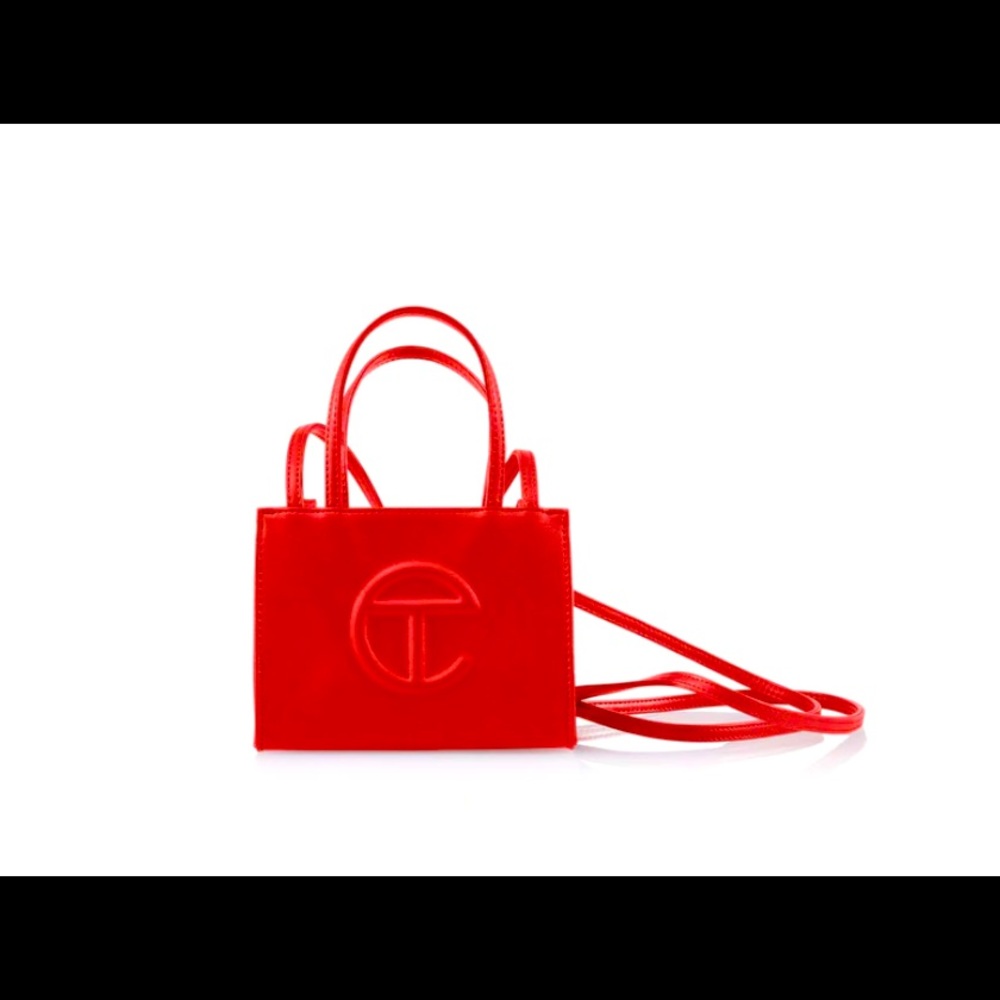 TELFAR shopping bag small red